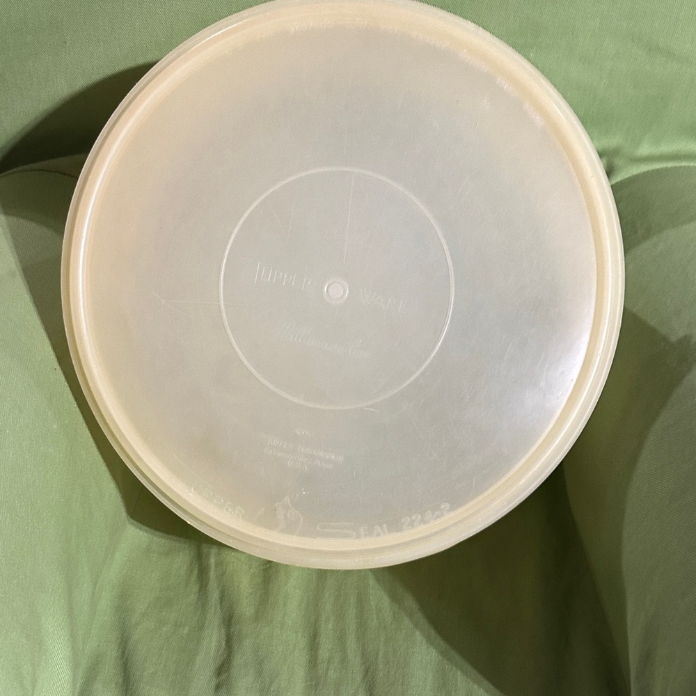 Tupperware Cream Container